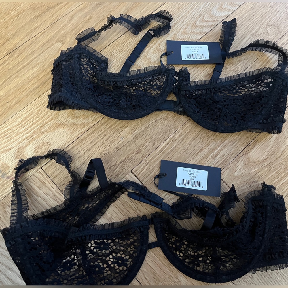 Kiki de Montparnasse Chante Balconette Bra Black Lace - Picture 5 of 5